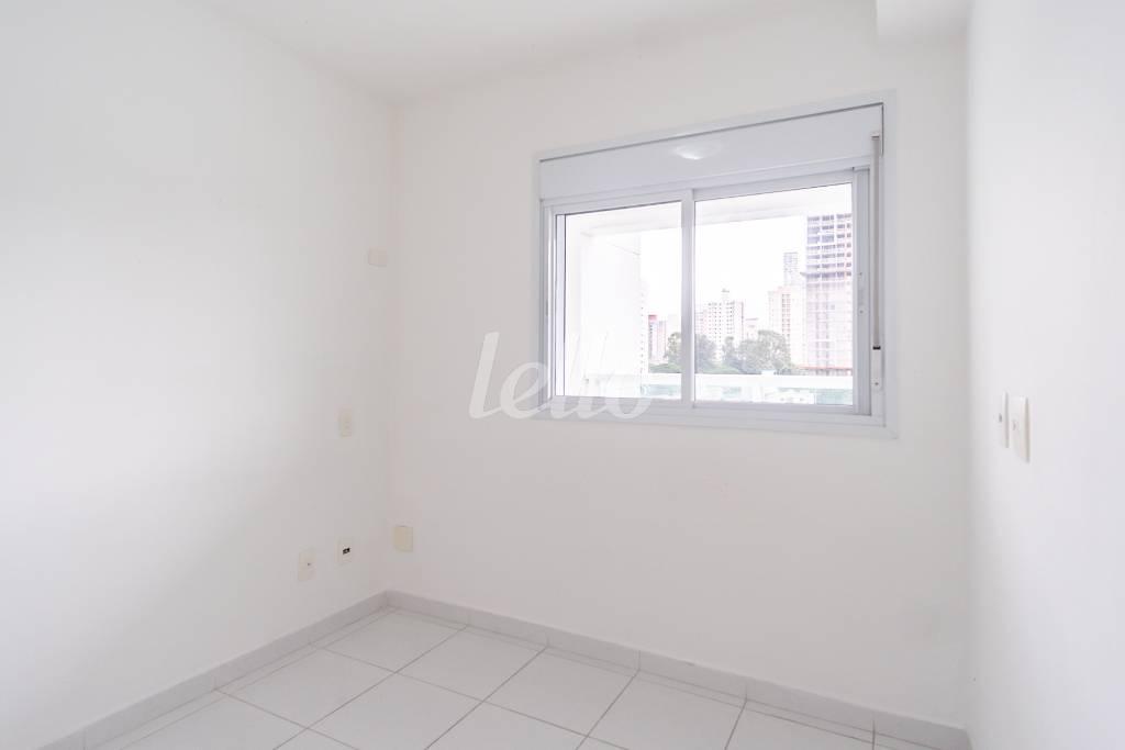 DORMITORIO de Apartamento para alugar, Padrão com 45 m², 1 quarto e 1 vaga em Vila Gomes Cardim - São Paulo