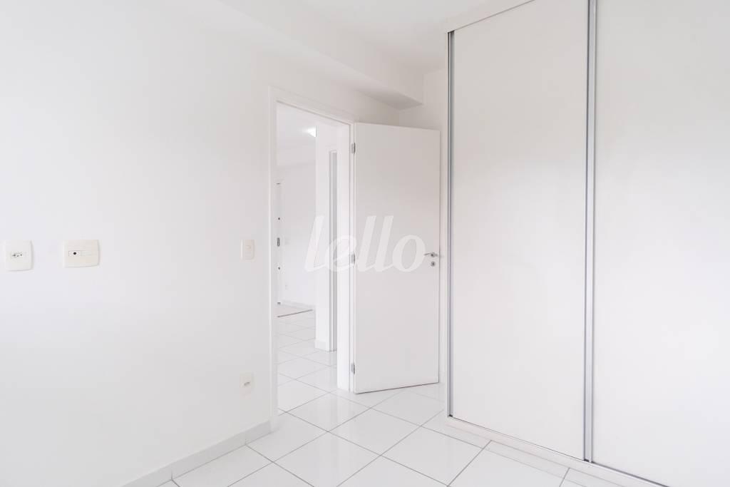 DORMITORIO de Apartamento para alugar, Padrão com 45 m², 1 quarto e 1 vaga em Vila Gomes Cardim - São Paulo