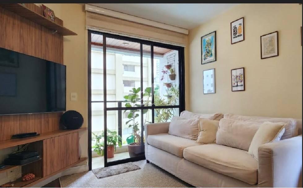 SALA de Apartamento à venda, Padrão com 60 m², 2 quartos e 1 vaga em Indianópolis - São Paulo