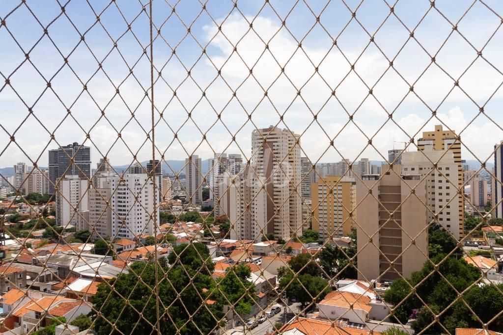 VISTA SALA de Apartamento à venda, Padrão com 82 m², 2 quartos e 2 vagas em Vila Pompeia - São Paulo