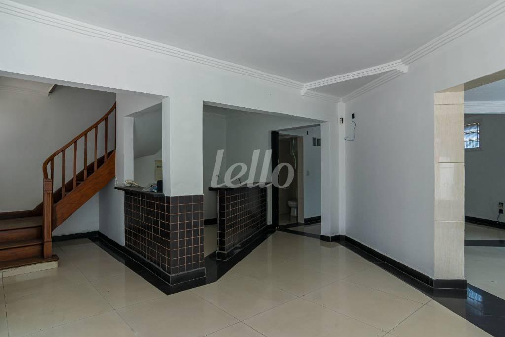 RECEPÇÃO de Casa para alugar, sobrado com 212 m², e 5 vagas em Mooca - São Paulo