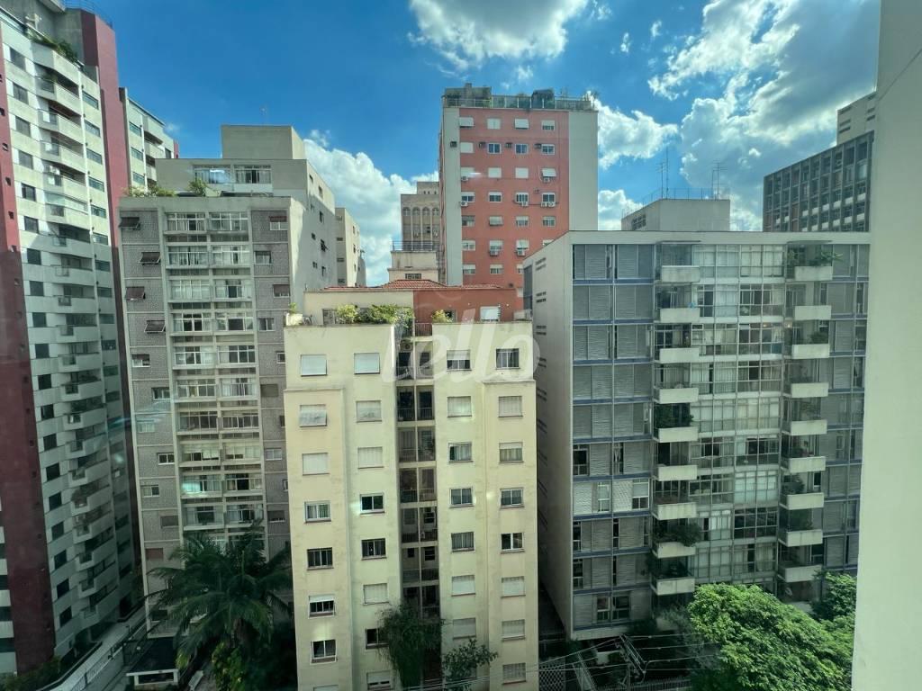 VISTA EXTERNA de Sala / Conjunto à venda, Padrão com 34 m², e 1 vaga em Jardim Paulista - São Paulo