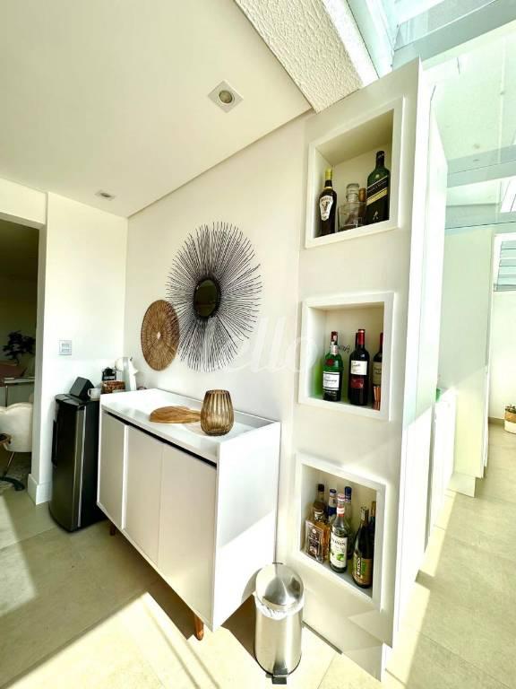VARANDA GOURMET de Apartamento à venda, Padrão com 73 m², 2 quartos e 1 vaga em Tatuapé - São Paulo