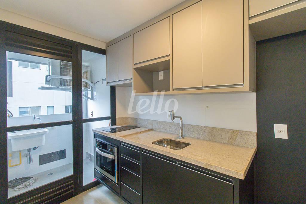 SALA de Apartamento para alugar, Padrão com 41 m², 2 quartos e em Indianópolis - São Paulo