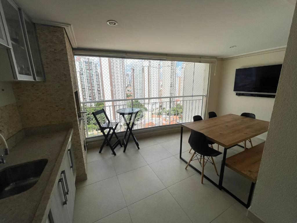 SALA de Apartamento à venda, Padrão com 106 m², 3 quartos e 2 vagas em Chácara Califórnia - São Paulo