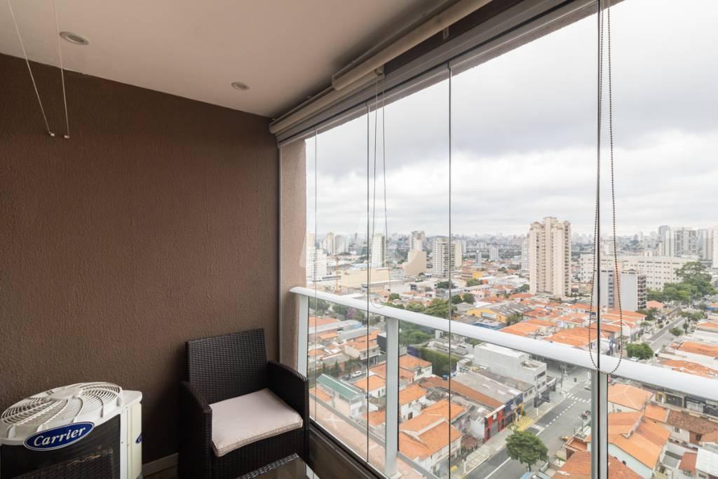 07 VARANDA de Apartamento à venda, Studio com 35 m², 1 quarto e 1 vaga em Vila Gomes Cardim - São Paulo