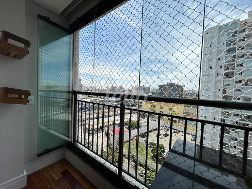 VARANDA de Apartamento à venda, Padrão com 48 m², 2 quartos e 1 vaga em Cambuci - São Paulo