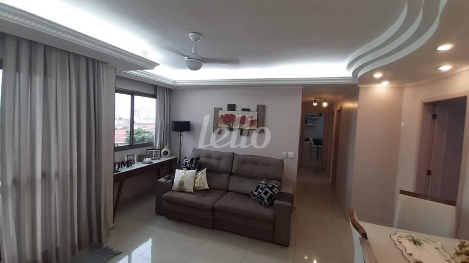 SALA de Apartamento à venda, Padrão com 87 m², 3 quartos e 2 vagas em Tatuapé - São Paulo