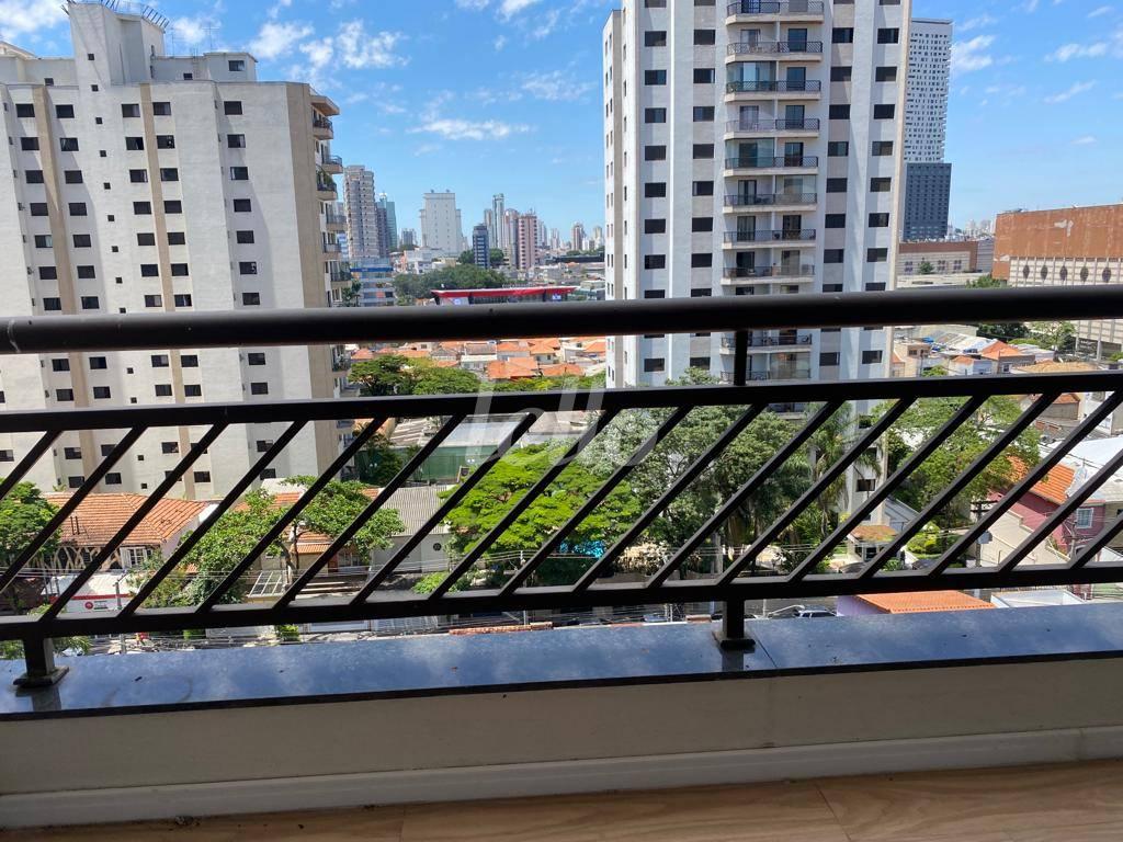 VISTA DA SACADA de Apartamento à venda, Padrão com 106 m², 3 quartos e 2 vagas em Tatuapé - São Paulo