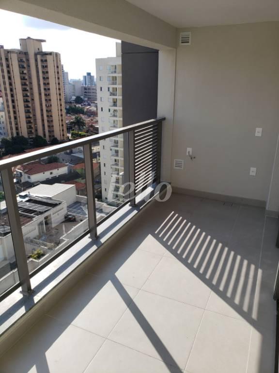 VARANDA de Apartamento à venda, Padrão com 37 m², 1 quarto e 1 vaga em Vila Monte Alegre - São Paulo