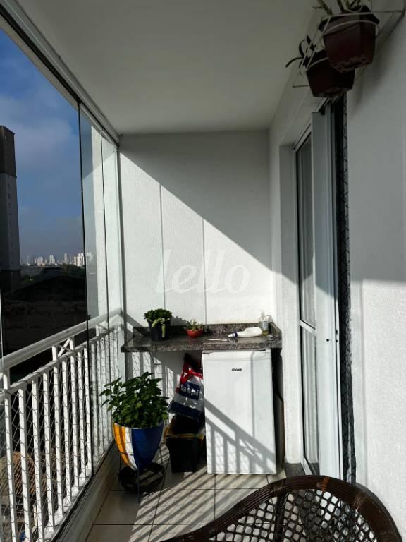 VARANDA de Apartamento à venda, Padrão com 66 m², 2 quartos e 1 vaga em Mooca - São Paulo