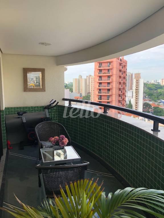 VARANDA de Apartamento à venda, Padrão com 143 m², 3 quartos e 4 vagas em Centro - Santo André