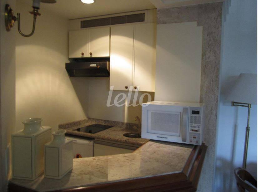 COZINHA de Apartamento à venda, Flat com 42 m², 1 quarto e 1 vaga em Itaim Bibi - São Paulo