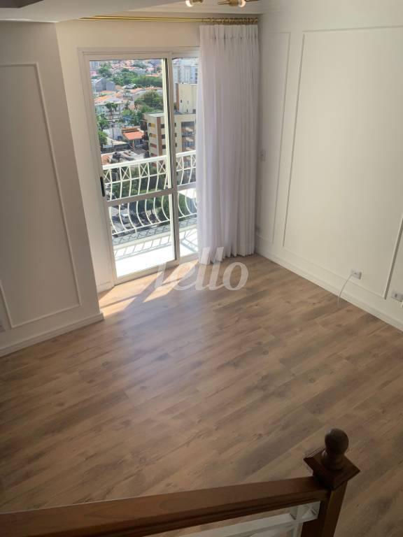 SALA de Apartamento à venda, cobertura - Padrão com 120 m², 3 quartos e 2 vagas em Jardim - Santo André