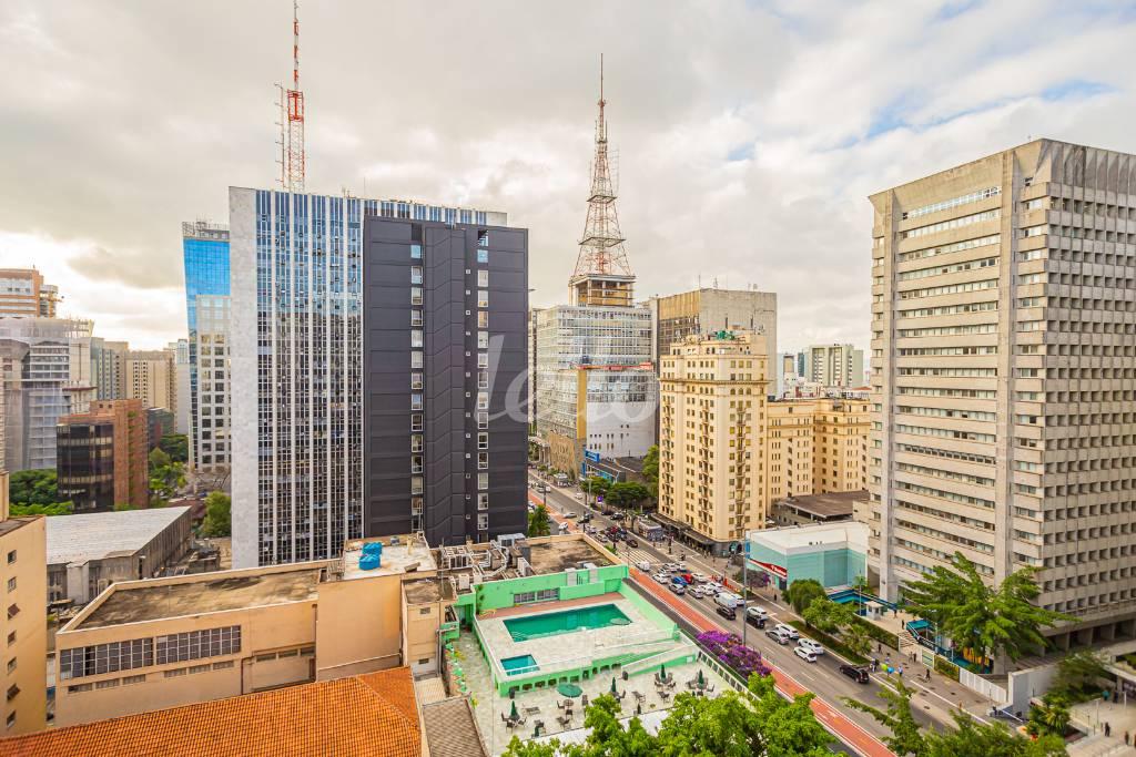 DORMITORIO de Apartamento para alugar, Padrão com 52 m², 1 quarto e em Bela Vista - São Paulo