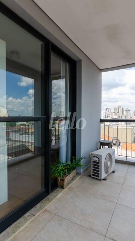 SACADA de Apartamento para alugar, Padrão com 40 m², 1 quarto e 1 vaga em Saúde - São Paulo