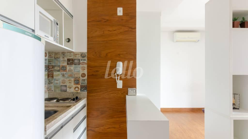 COZINHA de Apartamento para alugar, Padrão com 40 m², 1 quarto e 1 vaga em Saúde - São Paulo