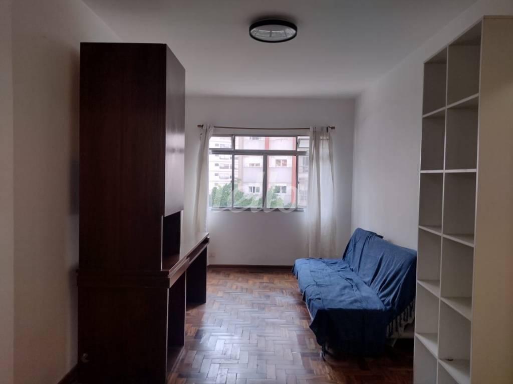 SALA de Apartamento à venda, Padrão com 55 m², 1 quarto e em Jardim Paulista - São Paulo