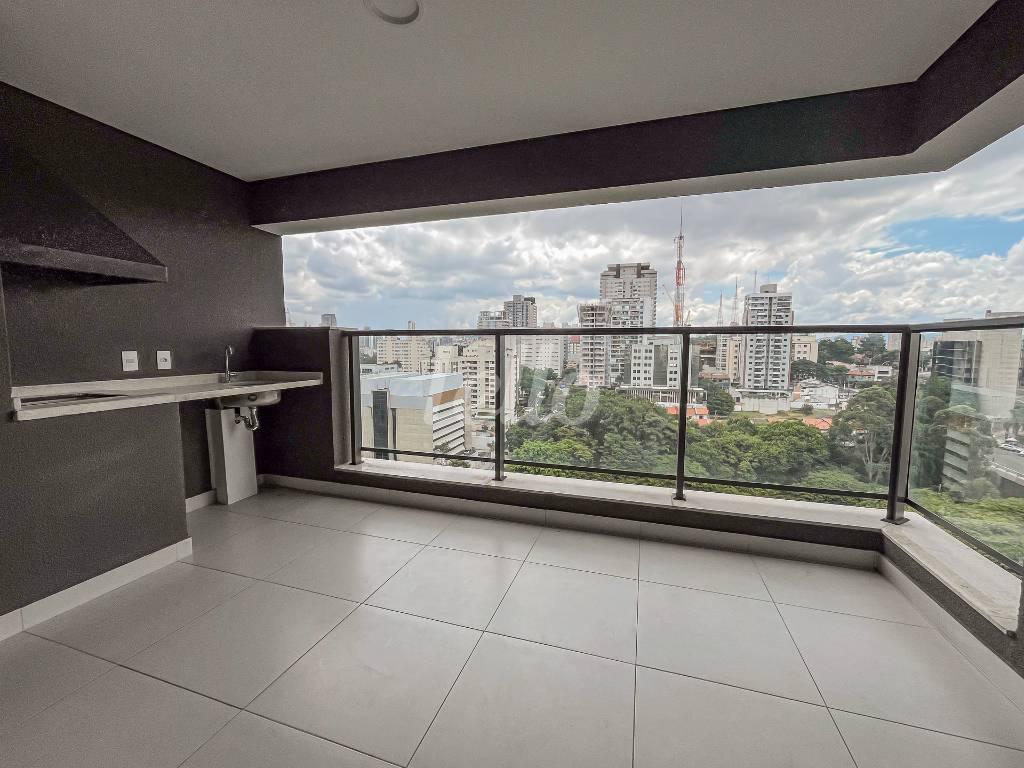 VARANDA GOURMET de Apartamento à venda, Padrão com 98 m², 2 quartos e 2 vagas em Pinheiros - São Paulo