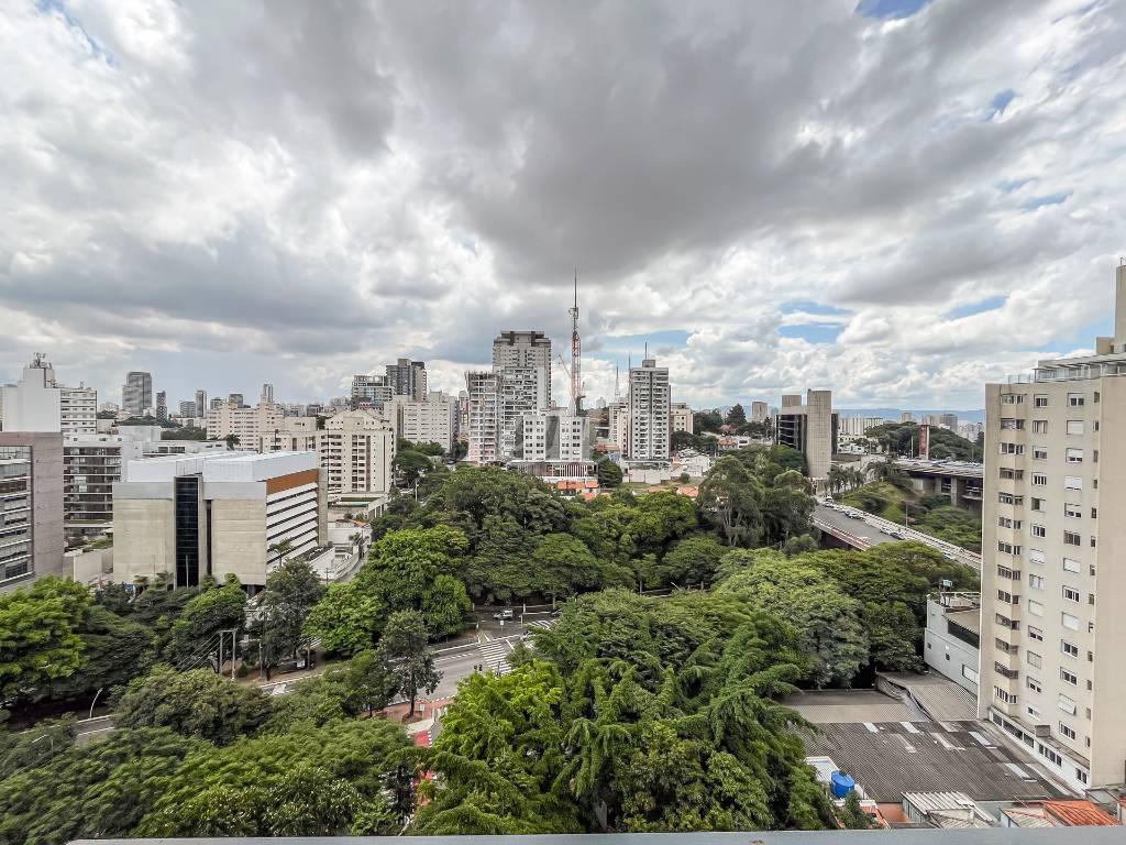 VISTA de Apartamento à venda, Padrão com 98 m², 2 quartos e 2 vagas em Pinheiros - São Paulo