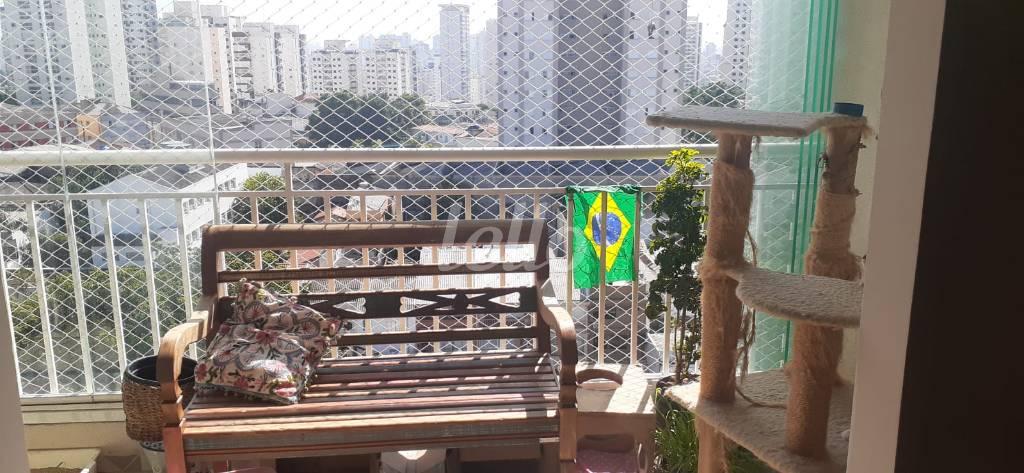 VARANDA de Apartamento à venda, Padrão com 52 m², 2 quartos e 1 vaga em Saúde - São Paulo