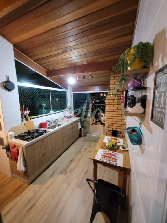 COZINHA de Apartamento à venda, cobertura - Padrão com 103 m², 2 quartos e 1 vaga em Campestre - Santo André