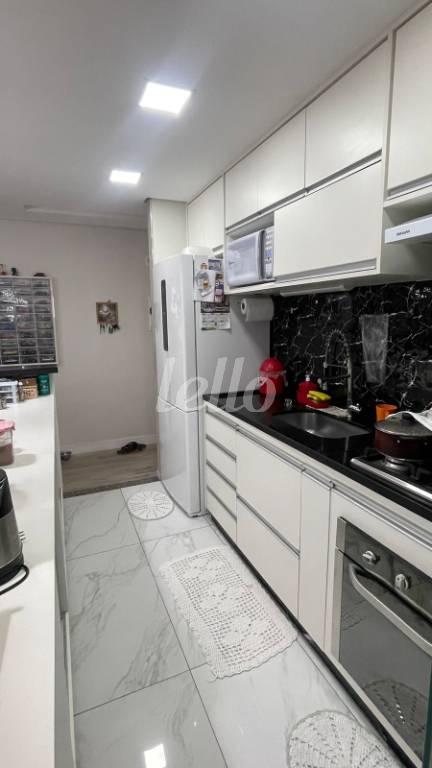 COZINHA de Apartamento à venda, Padrão com 76 m², 3 quartos e 2 vagas em Vila Helena - Santo André