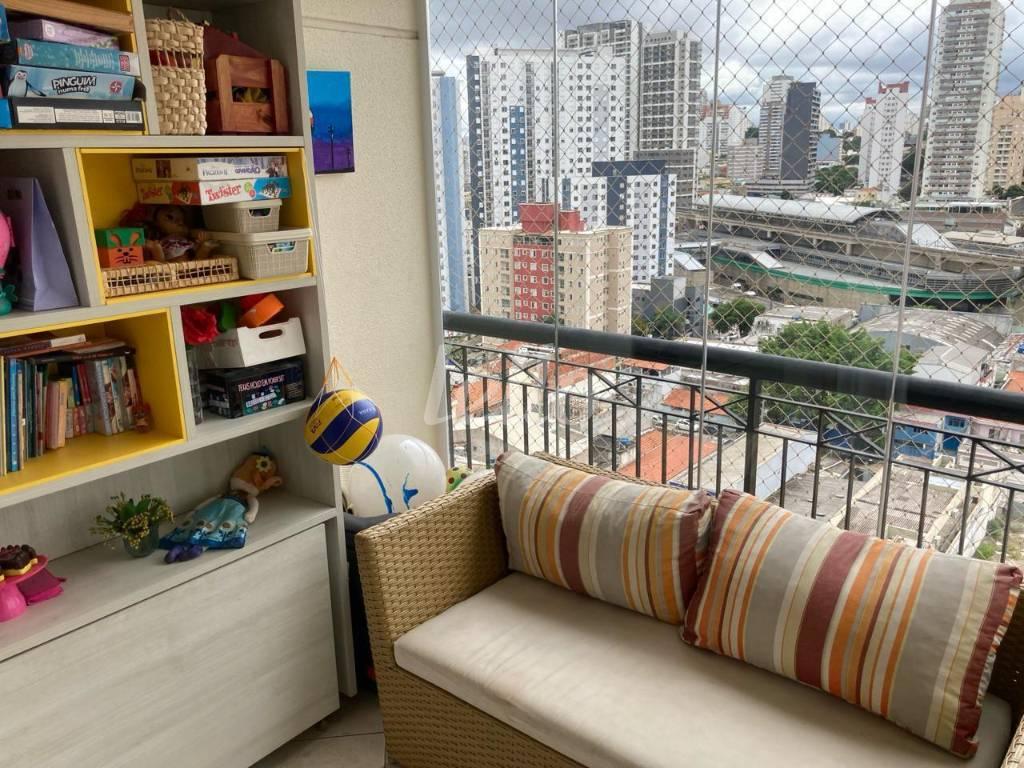 VARANDA de Apartamento à venda, Padrão com 96 m², 3 quartos e 2 vagas em Parque da Vila Prudente - São Paulo