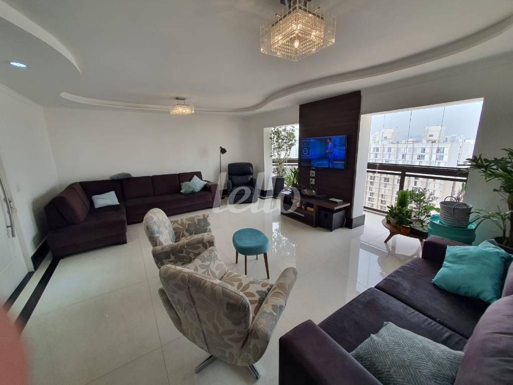 SALA DE ESTAR de Apartamento à venda, Padrão com 159 m², 4 quartos e 3 vagas em Mooca - São Paulo