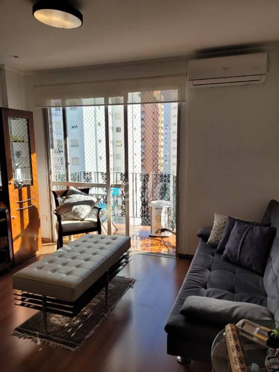 LIVING de Apartamento à venda, Padrão com 55 m², 1 quarto e 1 vaga em Itaim Bibi - São Paulo