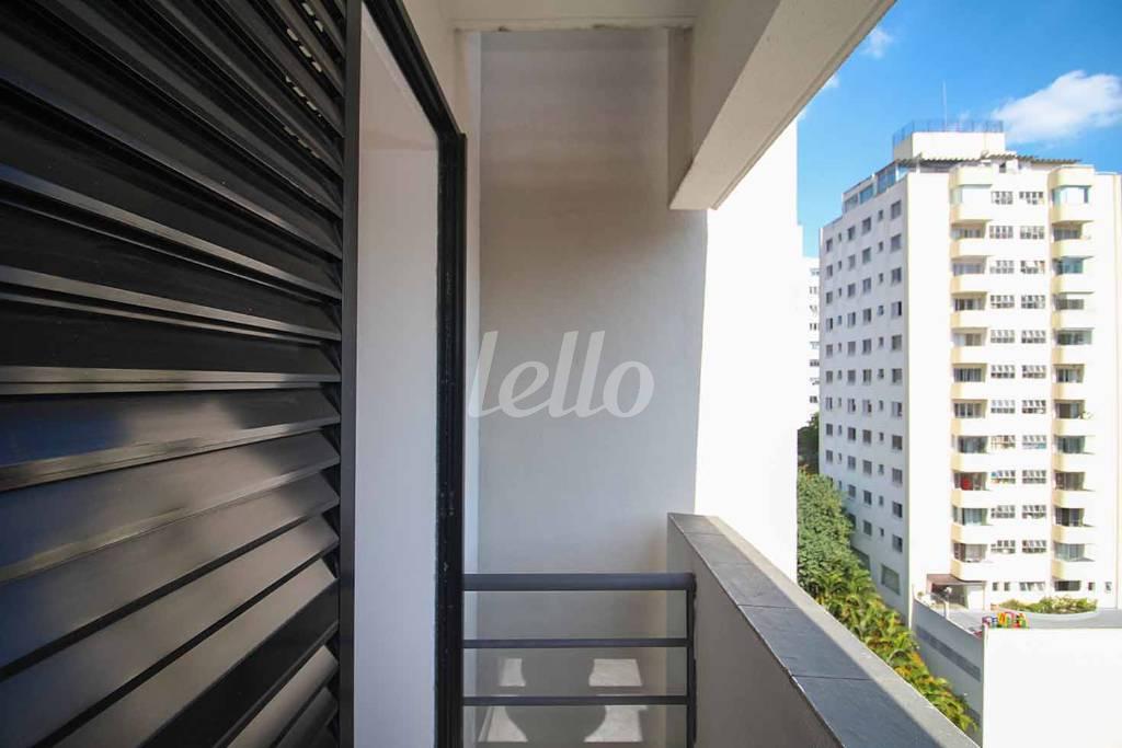 VARANDA DA SUÍTE de Apartamento à venda, Padrão com 70 m², 2 quartos e 2 vagas em Vila Mariana - São Paulo