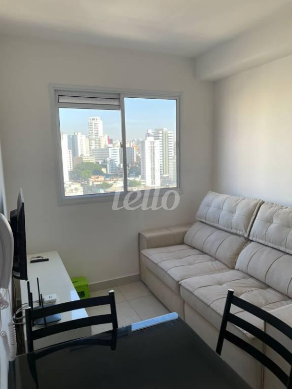 SALA de Apartamento à venda, Padrão com 27 m², 1 quarto e em Cambuci - São Paulo