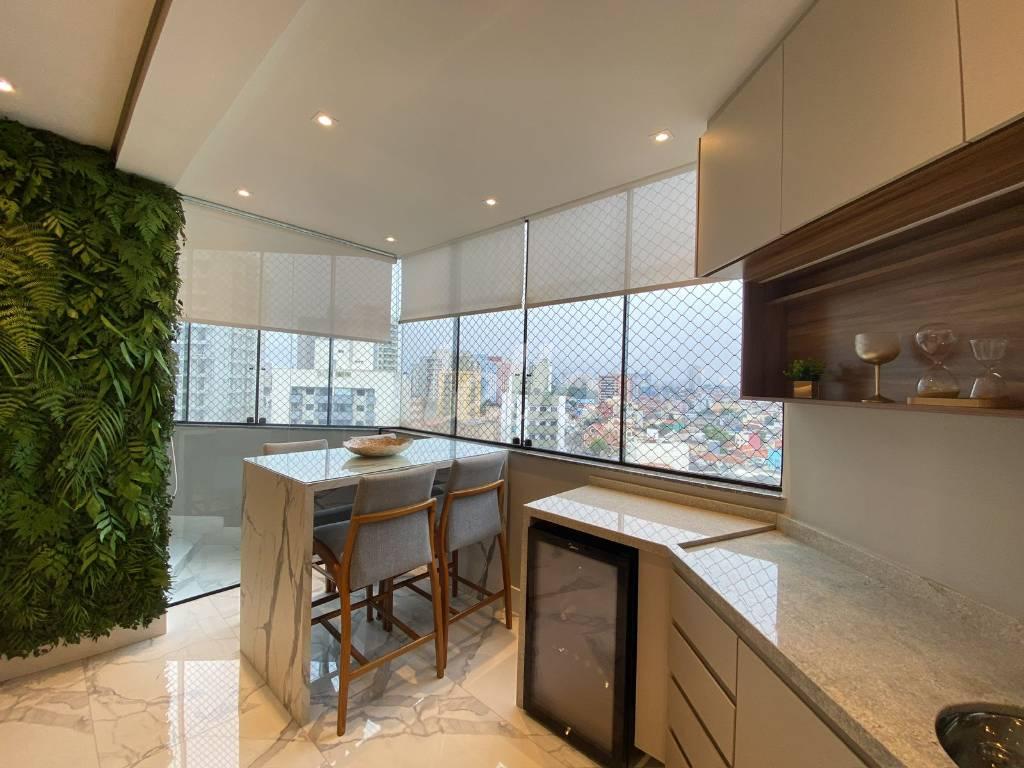 VARANDA de Apartamento à venda, Padrão com 155 m², 3 quartos e 3 vagas em Centro - São Bernardo do Campo
