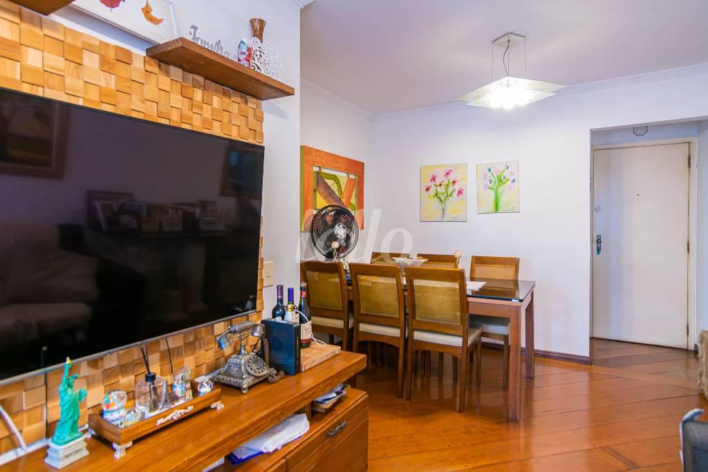 SALA de Apartamento à venda, Padrão com 62 m², 3 quartos e 1 vaga em Vila Anglo Brasileira - São Paulo