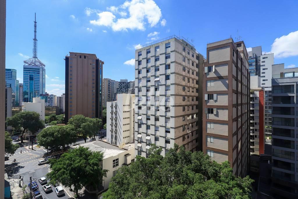 SACADA de Apartamento para alugar, Padrão com 97 m², 2 quartos e 1 vaga em Paraíso - São Paulo