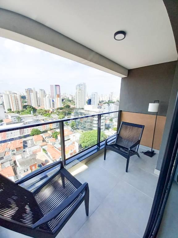 VARANDA 1 de Apartamento para alugar, Padrão com 74 m², 2 quartos e 1 vaga em Pinheiros - São Paulo
