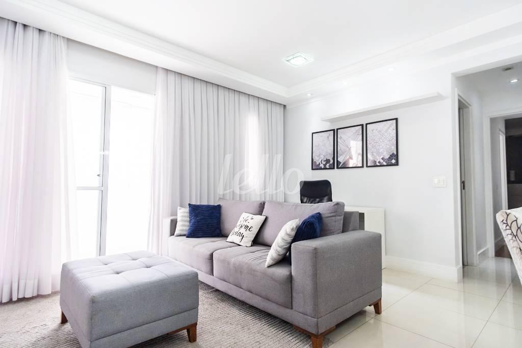 SALA de Apartamento para alugar, Padrão com 70 m², 2 quartos e em Vila Prudente - São Paulo