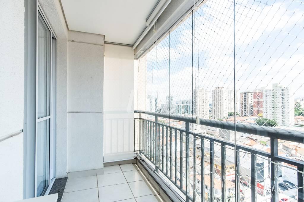 SACADA de Apartamento para alugar, Padrão com 70 m², 2 quartos e em Vila Prudente - São Paulo