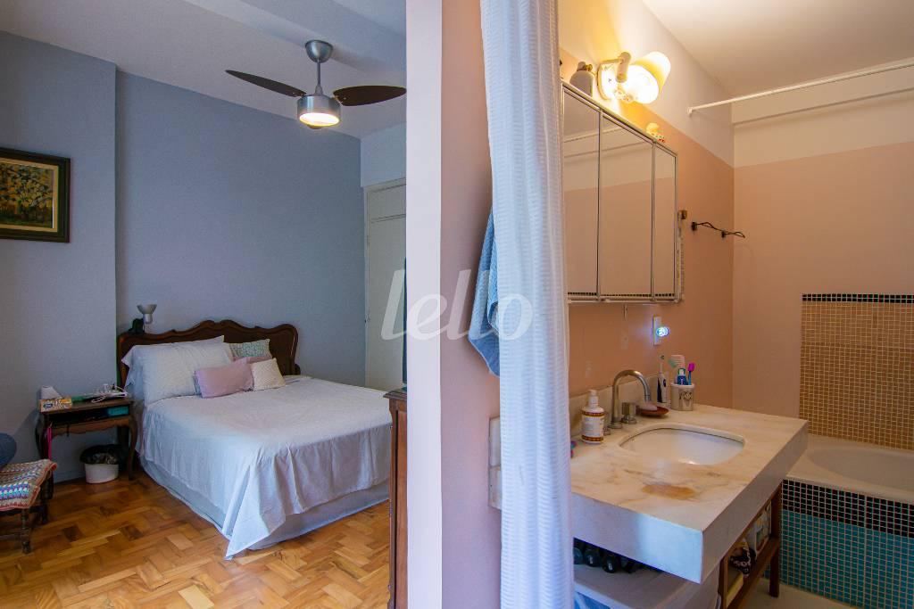 SUITE de Apartamento para alugar, Padrão com 174 m², 3 quartos e 1 vaga em Higienópolis - São Paulo