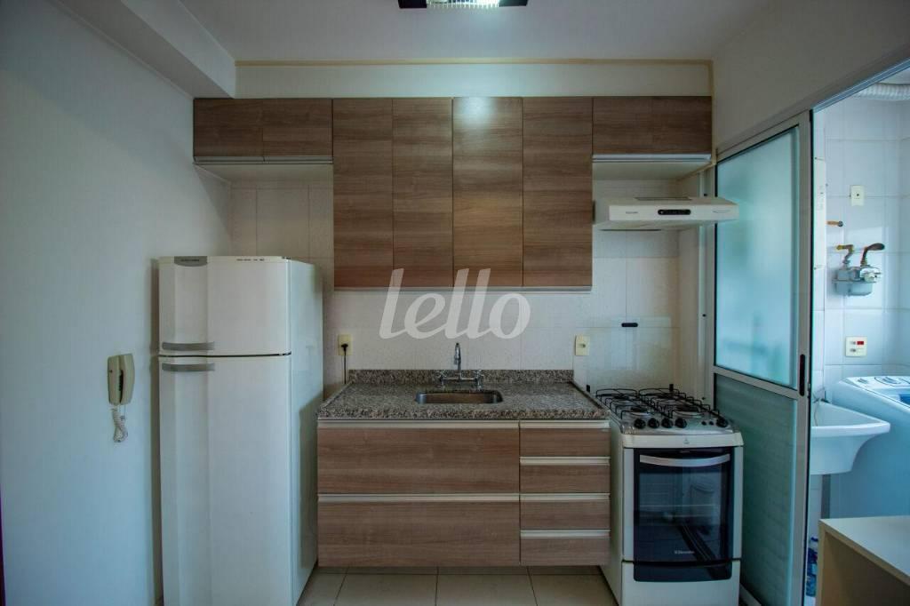 COZINHA de Apartamento para alugar, Padrão com 29 m², 1 quarto e 1 vaga em Vila Olímpia - São Paulo