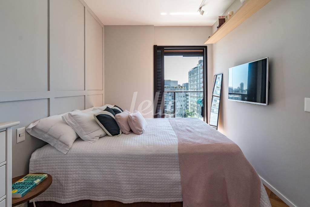 SUITE de Apartamento para alugar, Padrão com 72 m², 1 quarto e 1 vaga em Vila Madalena - São Paulo