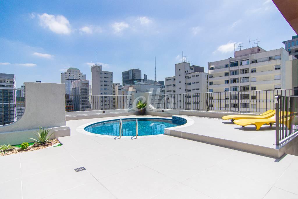 PISCINA de Apartamento à venda, Triplex com 221 m², 1 quarto e 2 vagas em Jardim Paulista - São Paulo