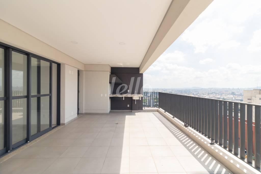 VARANDA de Apartamento à venda, cobertura - Padrão com 269 m², 4 quartos e 4 vagas em Tatuapé - São Paulo