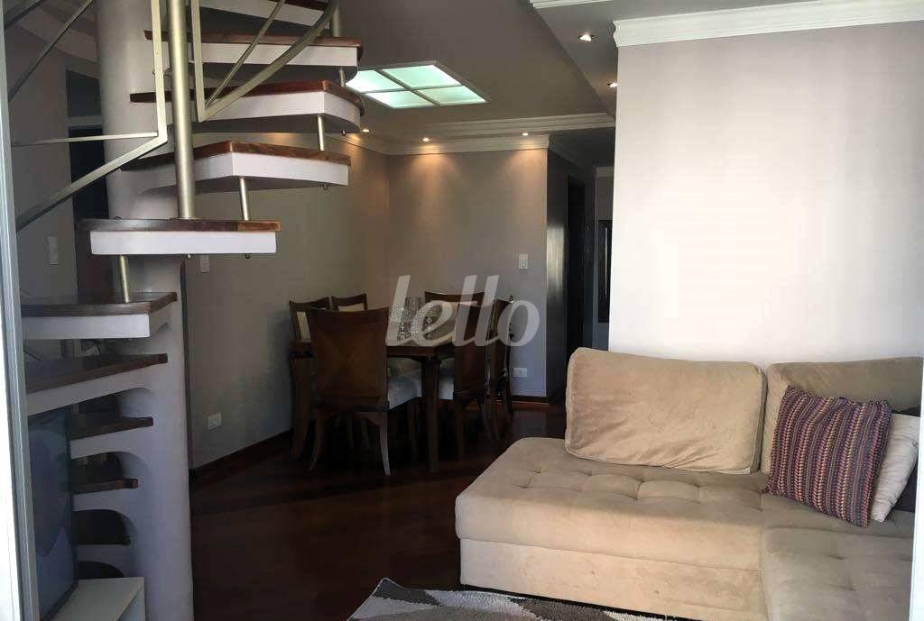 SALA de Apartamento à venda, cobertura - Padrão com 213 m², 4 quartos e 2 vagas em Vila Guilherme - São Paulo