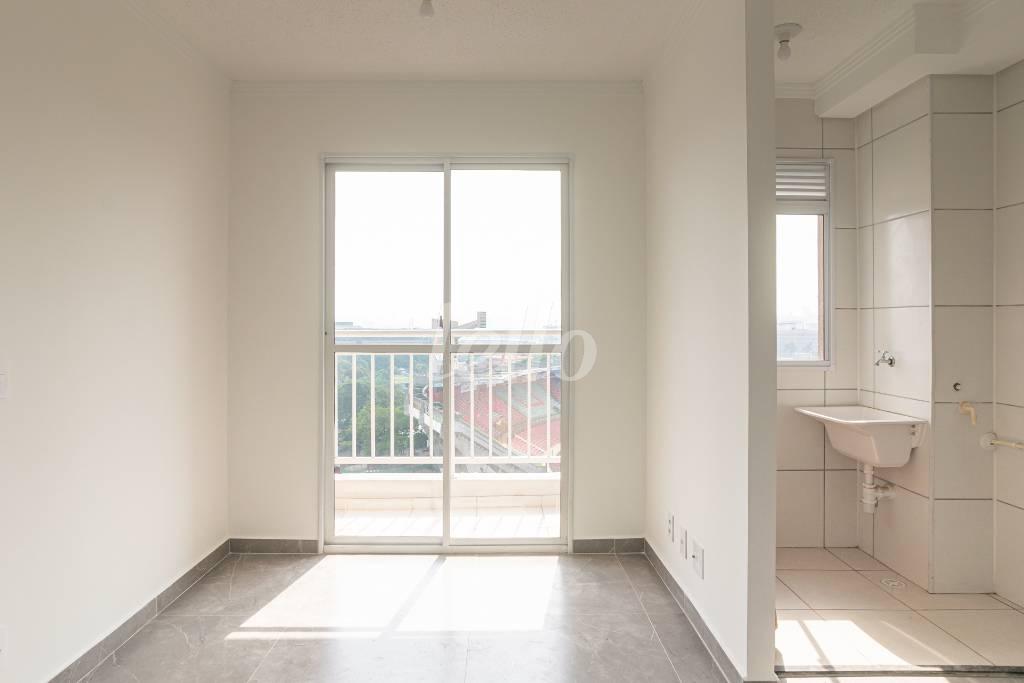 SALA de Apartamento para alugar, Padrão com 38 m², 2 quartos e em Canindé - São Paulo