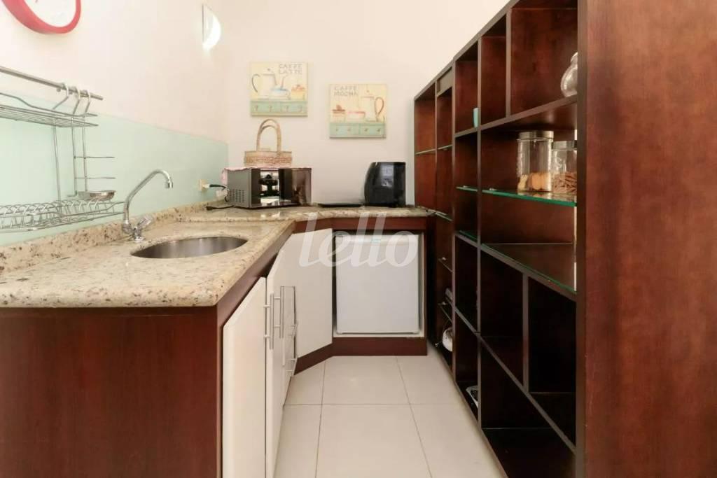 COZINHA de Apartamento para alugar, Padrão com 37 m², 1 quarto e 1 vaga em Paraíso - São Paulo