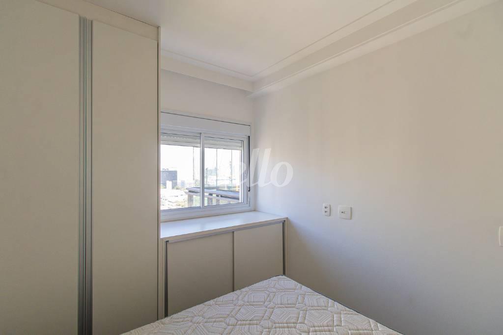 DORMITORIO 1 de Apartamento para alugar, Padrão com 60 m², 1 quarto e 1 vaga em Chácara Santo Antônio - São Paulo