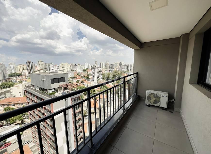 VARANDA de Apartamento à venda, Studio com 33 m², 1 quarto e em Vila Mariana - São Paulo