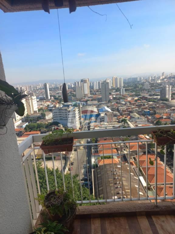 VISTA VARANDA de Apartamento à venda, Padrão com 87 m², 3 quartos e 2 vagas em Vila Gomes Cardim - São Paulo