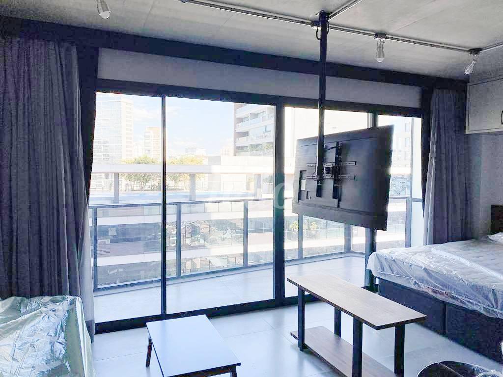 LIVING de Apartamento à venda, Padrão com 42 m², 1 quarto e em Vila Olímpia - São Paulo
